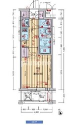 プレサンス大阪福島レシェンテの物件間取画像